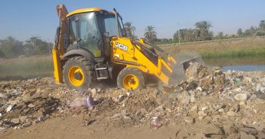 صور..  حملات نظافة بالقرى تنجح فى رفع 21 طن من المخلفات الصلبة بالأقصر