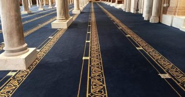 الجامع الأزهر ينهى استعداداته لإقامة شعائر صلاة الجمعة غدًا .. صور 