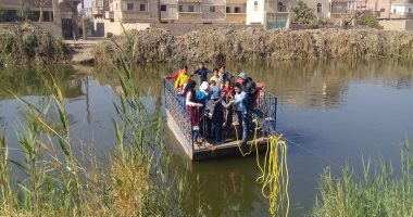  معدية نقل تهدد حياة الأهالى فى نجع المساعنة بمحافظة سوهاج