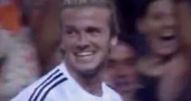  أول هدف للأسطورة ديفيد بيكهام مع ريال مدريد.. ذكرى السوبر السابعة