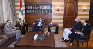 سفير مصر بلبنان يلتقى سعد الحريرى ونبيه برى ورؤساء أحزاب سياسية