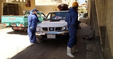 تعقيم منازل 3 حالات اشتباه كورونا بشمال سيناء