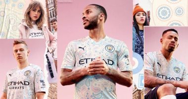 ِشاهد.. مانشستر سيتي يقدم القميص الثالث للموسم الجديد بتصميم مميز