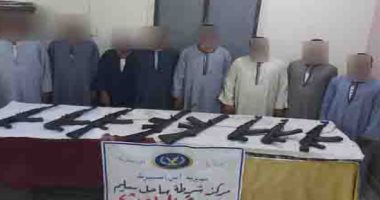 أمن أسيوط يحبط خصومة ثأرية ويضبط 8 قطع سلاح
