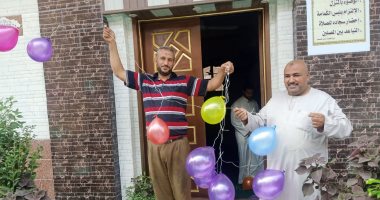 قارئ يشارك بصور لصلاة الجمعة من مسجد الهدى النبوى فى دمياط