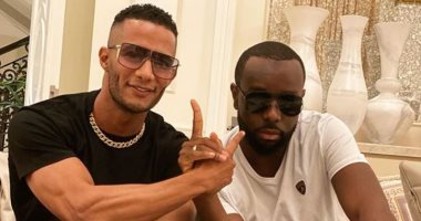 محمد رمضان برفقة الفنان العالمى ميتر جيمس: انتظروا مفاجأة كبرى