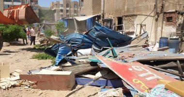 حملات في "أكتوبر وبدر" لإزالة مخالفات البناء ورفع الإشغالات.. صور 