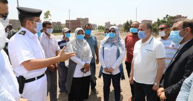 محافظ المنوفية : إعداد تصور كامل لإستغلال الصرف المغطى بمدخل ميت خلف