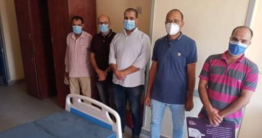 مستشفى الفشن ببنى سويف تسجل صفر كورونا بعد تعافى آخر 5 حالات.. صور