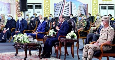 السيسى للمصريين: "القنوات المسيئة بتكلمكم كلام لا يرضى ربنا"