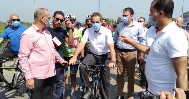 الشباب والرياضة بالغربية تنظم مهرجان دراجتك صحتك 