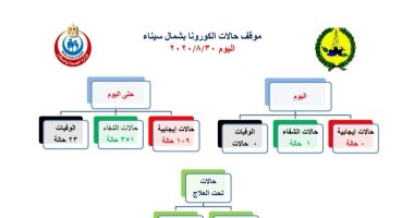 شمال سيناء تسجل صفر إصابات بكورونا خلال الـ24 ساعة الماضية