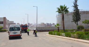 نائب محافظ الدقهلية يشهد بيانا عمليا لتأمين هدف حيوى بمحطة كهرباء طلخا