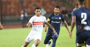 15 دقيقة .. التعادل السلبى يسيطر علي مباراة الزمالك وانبى.. صور