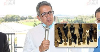 "ملوك الشمس" يتألقون من جديد فى قلب أوروبا.. العنانى يفتتح معرضا أثريا بالعاصمة التشيكية براج ويبحث مع المسئولين استعادة الحركة السياحية.. نائب الوزير: سيكون فرصة للترويج للسياحة قبل الموسم الشتوى