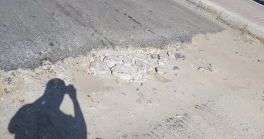 إعادة رصف الطريق.. مناشدة سكان بدر الدين بالشيخ زايد