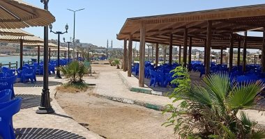 فتح شاطئ النادى الاجتماعى بالغردقة اليوم لأول مرة منذ إغلاقه بسبب كورونا.. صور