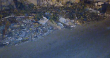 سيبها علينا.. شكوى من تراكم مخلفات البناء والقمامة بشارع عبد المنعم سند بالإسكندرية