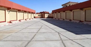 الانتهاء من إنشاء أول سوق حضارى متكامل بالفرافرة بتكلفة 3.8 مليون جنيه.. صور 