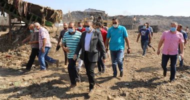 محافظ المنوفية : رفع 90 ألف طن قمامة من مقلب منوف العمومى.. فيديو وصور