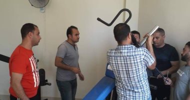 رئيس جامعة كفر الشيخ يوجه بتجهيز صالة اللياقة البدنية بمقر رعاية الشباب