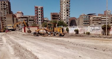 رئيس مدينة المحلة يتابع أعمال التطوير بالمنطقة الصناعية.. صور