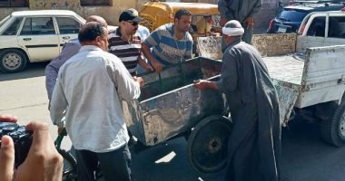 فض الأفراح الشعبية ورفع الإشغالات والإعلانات المخالفة في الشرقية.. صور