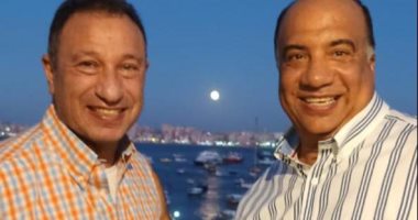 لقاء ودى يجمع محمد مصيلحى بـ الخطيب فى الإسكندرية