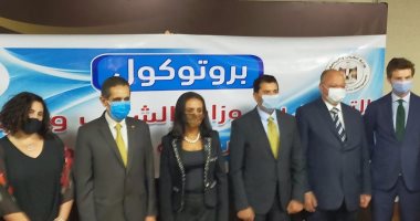 وزير الرياضة ورئيسة القومى للمرأة يشهدان ختام فعاليات دورى "لأنى رجل" .. صور