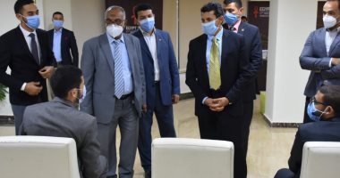 وزير الرياضة يشهد اختبارات الشباب المتطوعين في بطولة العالم لكرة اليد