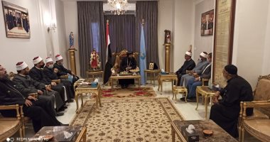 قافلة الأزهر الدعوية تبدأ أعمالها فى البحر الأحمر بزيارة الكنيسة الأرثوذكسية