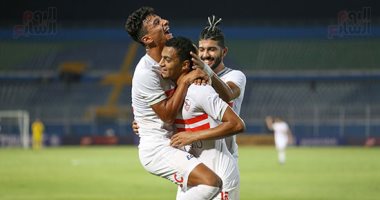 مصطفى محمد يتقدم للزمالك علي بيراميدز في الدقيقة 41