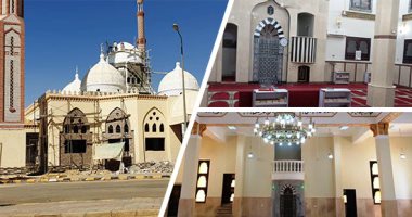 الرئيس السيسى يبنى مسجدا كل يومين فى المدن الجديدة.. تشييد 1200 دور عبادة منذ 2014 حتى الآن.. تصل مساحتها لأكثر من 6 آلاف متر.. والطراز الإسلامى المميز يزين المساجد من الداخل والخارج.. صور