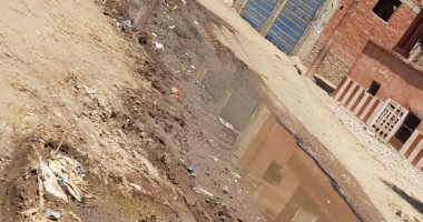 قارئ يشكو غرق شوارع قرية الأرنب بمياه الصرف الصحى ويطالب بحل