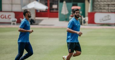 شموخ مروان.. وصية كهربا.. وثنائيات فى مران الأهلى.. صور