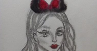 "مروة" من القاهرة تشارك "صحافة المواطن" بلوحات تبرز موهبتها فى الرسم