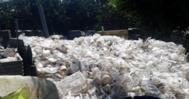 البيئة تضبط 240 طن مخلفات طبية وصلبة خطرة بكسارات بلاستيك بالدقهلية