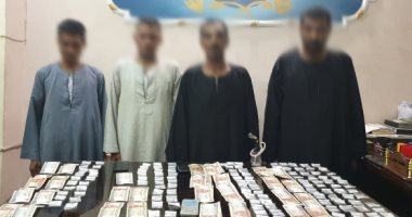 ضبط مخدرات وأسلحة نارية بدمياط وسوهاج
