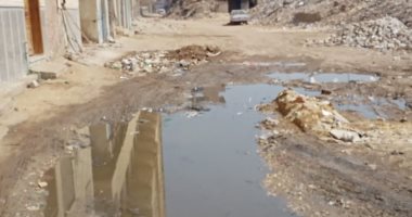 انتشار مياه الصرف الصحى بشارع الأوقاف فى منطقة الصفطاوى بالبراجيل
