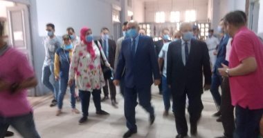 مدير أمن المنوفية يتفقد لجنة الشهيد أحمد السرسى في انتخابات الشيوخ