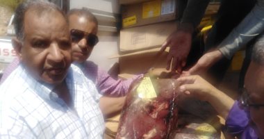 ضبط لحوم وأسماك ومجمدات غير صالحة خلال حملة تموينية فى أسيوط (صور)