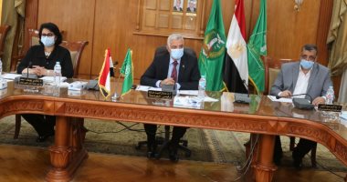 لجنة منشآت جامعة المنوفية تتابع الموقف التنفيذى للمشروعات المدرجة بالخطة