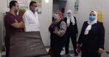 وكيل صحة المنوفية ولجنة تحسين الأداء يتفقدون أعمال تطوير مستشفى تلا المركزى