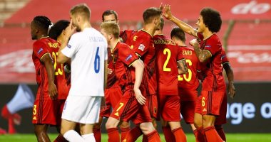 بلجيكا تعود من التأخر أمام أيسلندا للتقدم 2 / 1 بدورى الأمم الأوروبية