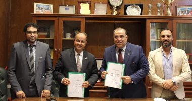 طب حلوان توقع بروتوكول تعاون مع الشعبة الطبية بالمركز القومي للبحوث 