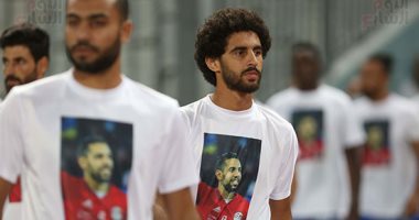 صور .. لاعبو سموحة يدعمون مؤمن زكريا قبل مواجهة الزمالك