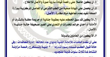 فتح باب التقدم لاستخراج تراخيص مزاولة نشاط تنظيم انتظار المركبات بشمال سيناء