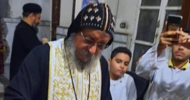 الأنبا يواقيم أسقف عام إسنا وأرمنت يترأس صلوات عيد النيروز بمقر المطرانية