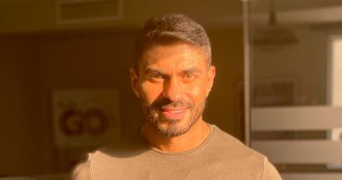 صور.. خالد سليم فى كواليس تصوير "جمال الحريم"