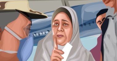 قارئ يشارك "صحافة المواطن" بلوحة رائعة لسيدة القطار